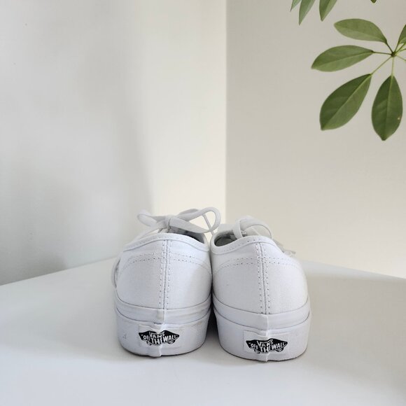 Vans Authentic | Size 6 | True White | Canvas - Picture 8 of 8